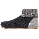 GIESSWEIN Wildpoldsried Kids, Hüttenschuhe Unisex-Kinder, Anthrazit 019, 30 EU