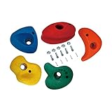 YEJBBUC 5 Stück Klettergriffe Bunt für Klettern Spielplatz Outdoor Indoor Klein