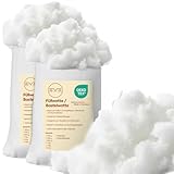EVE Textile® 1 kg Füllwatte für Kissen; Flauschiges Füllmaterial & Stopfmaterial; Kissenfüllung, Bastelwatte, Füllung für Stofftiere, Kuscheltiere; Öko-Tex 100 Zertifiziert