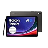 Samsung Galaxy Tab S9 AI-Android-Tablet, Wi-Fi, 128 GB / 8 GB RAM, MicroSD-Kartenslot, Inkl. S Pen, Simlockfrei ohne Vertrag, Graphit, Inkl. 36 Monate Herstellergarantie [Exklusiv bei Amazon]