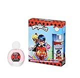 MIRACULOUS Ladybug Parfumset Kinder Mädchen Eau de Toilette 30 ml + 1 parfümiertes Duftspray 100 ml fruchtig-blumiger Duft