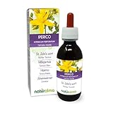 Johanneskraut (Hypericum perforatum) Kraut mit Blüten Alkoholfreier Urtinktur Naturalma - Flüssig-Extrakt Tropfen 120 ml - Nahrungsergänzungsmittel - Veganer