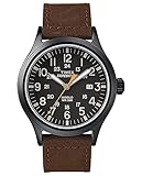 Timex Herren Quarz Uhr mit Leder Armband TW4B12500