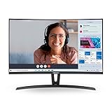 MEDION P52720 (MD 22020) 68,6 cm (27 Zoll) Full HD Curved Monitor (16:9, integrierte Lautsprecher, HDMI, DVI-D, VGA, mehrsprachiges Menü) schwarz