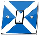 Schottische Flagge Lichtschalter-Sticker, haut