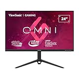 ViewSonic VX2428J 60,5 cm (24 Zoll) Gaming Monitor (Full-HD, IPS, 165 Hz, 1 ms, FreeSync Premium, HDMI, DP, Lautsprecher, Höhenverstellbar) Schwarz