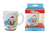 Porzellan-Tasse 'Unser Sandmännchen': in Geschenkbox: Kaffeetasse Teetasse Geschenkidee Geschenk Kindertasse, White