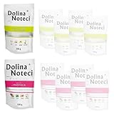 Dolina Noteci Hundenassfutter reich an Gänse und Truthahn Geflügelgeschmack Portionsbeutel 10x500g