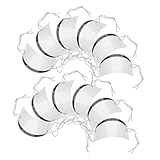 VALICLUD 50 Stück Lünettenschutz Gesichtsmaske Für Friseursalon Wasserdichte Gesichtsabdeckung Salon Haarschnittmaske Augenschutz Für Dusche Friseur Augenschutz Augenbrauenschutz