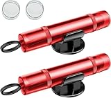 BigKing Safe Pro x Auto-2 Stück, Safe Pro X Auto Sicherheitshammer, Gurtschneider Notfallhammer, 2 In 1 Notfallhammer Auto, Multifunktional Gurtschneider Notfallhammer (Rot)