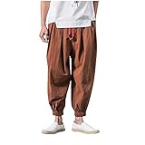 BIISDOST Cargohose Herren Baggy Herren Cargohose mit Gürtel Cargo Hose Freizeithose Wanderhose Trekkinghose Haremshose Outdoorhose Arbeitshose Sweatpants Freizeithosen Straight Hose