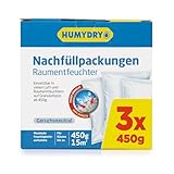 HUMYDRY® Nachfüllpack Nachfüllpack 3x450g Raumentfeuchter Luftentfeuchter