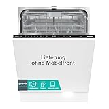 Gorenje GV 663 D60 Vollintegrierbarer Geschirrspüler /60cm Spülmaschine/ 16 Maßgedecke / 3 Körbe / 8 Programme/SpeedWash/TotalDry/höhenverstellbarer Oberkorb/vollständiger Überlaufschutz