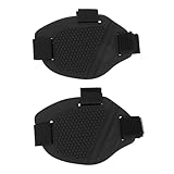 VALICLUD 2 Stück Motorbike Boot Cover Schwarz Strapazierfähig Halbschuhschutz Schalthebel Schutz für Motorradschuhe Langlebig Kompakt Praktisch