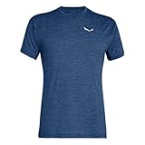 SALEWA, Puez Melange Dry T-Shirt Herren, Blau, XL