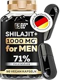 Mumijo Shilajit Kapseln Hochdosiert 1000mg pro Tagesdosis, das Original aus dem Himalaya, 90 Kapseln - Geprüft und Zertifiziert