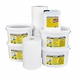 AXOL Flüssigkunststoff Kieselgrau Flachdachabdichtung Set für 20m² (Einzelgarage) für saugende Untergründe