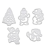 FGUUTYM Weihnachten Kunststoff Fondant Stamper Druckform Weihnachtsform Backwerkzeuge Osterhasen Ohren (White, One Size)