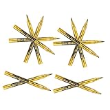 Housoutil 10 Stück öliger Markierungsstift Kalligraphie -Marker Ölstift Lackmarker mit feiner Spitze Lackstift für Metall Malutensilien Permanente Farbmarker Plastik Golden
