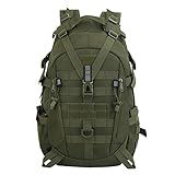 LOCAL LION Militär Rucksack, Taktischer Rucksack Herren, Bundeswehrrucksack Wanderrucksack 30L, militec Molle Trekkingrucksack zum Wandern Outdoorsports Reisen Camping