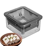 Press Machine-Grau/Weiße Paneer Press, Kompakte Küchenquitter, Einfache Saubere Shaper, Vegan-freundlicher Lebensmittelabwässer Für Tablett | Gesunde Rezeptkochunterstützung Für Pflanzliche Basis