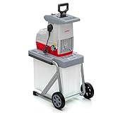 IKRA Elektro Gartenhäcksler Walzenhäcksler ILH2800, leise robust wartungsarm, Aststärke bis 44mm
