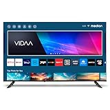 MEDION X15014 (MD 31650) 125,7 cm (50 Zoll) Fernseher (Smart-TV, 4K Ultra HD, HDR, VIDAA Store, Netflix, Prime Video, Disney+, DAZN, Paramount+, HbbTV, PVR, Bluetooth)