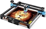 Twotrees TTS-55 Pro 20W Laser Graviermaschine zur Herstellung von 3D-Holzpuzzles, Laserschneidemaschine, 5,5 W Laserleistung, fester Fokus komprimierter Punkt, Graviermaschine für Holz, Metall