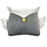 Pepi Eulen Kissen Kinder Kuschelkissen 42×35cm - Kuscheltier Eule Kuschelkissen Kinder Kissen Kinderzimmer - Eulen Deko Dark Grey