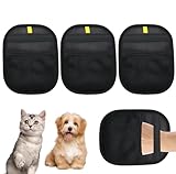 JazRvr 3 Stück Fell Magnet Handschuh, Elektrostatische Tierhaarentferner Handschuhe, Handschuh Tierhaarentfernung Für Katzen Und Hunde, Ideal Für Sofa Und Kleidung