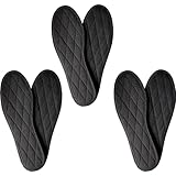 Dalimar Business Zimtsohlen Zeimteinlagen für Schuhe in SCHWARZ (3 Paar) (35-48) (37)