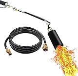 Unkrautbrenner - Tragbares Gasflammengerät für einfache Unkrautentfernung, leichtes und handliches Design für den Gartengebrauch