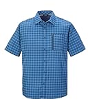 killtec Herren Funktionshemd/Hemd Kurzarm/Outdoorhemd KOS 44 MN WVN SHRT, dunkelblau, XL, 42790-000