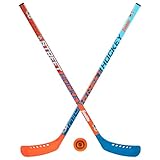 Franklin Sports Unisex, Teenager NHL Street Hockey Starter Set, orange/blau