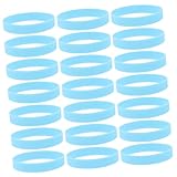 TOYANDONA 100 Stück Leuchtende Silikon armbänder Flexible Komfortable Nacht wristbands für Outdoor aktivitäten Geschenke Nachtaktive Glühende Knicklichter