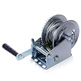 Robuste Handseilwinde mit Zwei-Wege-Ratschengetriebe, tragbare manuelle Seilwinde für Anhänger und Beladung von Booten