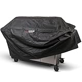 Schickling Grillabdeckung Wetterfest XXL - Abdeckhaube Grill - wasserdichte Grillhaube - BBQ Cover - 125(H) x 69(T) x 194(B) cm - UV Beständig - Material PVC 600D - Passend für Big Rocket & Profistar