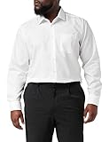 Seidensticker Herren Regular Bügelfrei Kent Langarm Business Shirt, Weiß, 44 EU