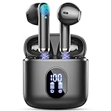 Kopfhörer Kabellos Bluetooth 5.4, Bluetooth Kopfhörer In Ear 2025 Kabellose Kopfhörer mit ENC Noise Cancelling Mic, USB-C Wireless Earbuds 30Std Tiefer Bass Ohrhörer, IP7 Wasserdicht/LED-Anzeige