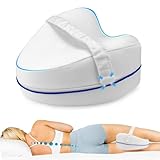 Perffi Kniekissen für Seitenschläfer I Orthopädisches Bein-Kissen für schmerzfreien Schlaf I Ergonomisches Lagerungskissen aus visco-elastischem Memory-Schaum I atmungsaktiver Bezug,