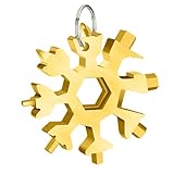 18-in-1 Edelstahl Schneeflocke,Edelstahl Multitool Schneeflocke,MultitoolEdelstahl,Schneeflocken Multi-tool,Sechskantschlüssel,Schraubendreher Flaschenöffner,Multifunktionswerkzeug