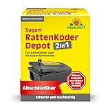 Neudorff Sugan RattenKöder Depot – Zur sicheren Platzierung von Rattenködern oder Einer Schlagfalle für eine effektive Rattenbekämpfung, 1 Stück