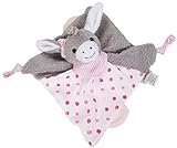 Sterntaler Baby Mädchen Schmusetuch EMMI GIRL - Schnuffeltuch Erstausstattung - Spielzeug 0 Monate - auch als Geschenk - Rosa 26cm