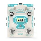 Donner Circle Looper Pedal, Stereo Guitar Looper Pedal, 40 Slots 160 mins Loop Pedal with Drum Machine 100 Drum Grooves, Tap Tempo, Fade Out