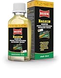 BALLISTOL 23030 Balsin Schaft-Öl hell - Holzschutz gegen Regen, Nässe, Fäulnis und Schimmel - 50 ml Flasche