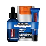 L'Oréal Men Expert Pflegeset gegen Falten für Männer, Mit Gesichtscreme, Gesichtsserum und Augencreme, Set für Herren mit Anti-Aging Feuchtigkeitspflege, Falten Stop, Power Age, 3-teilig