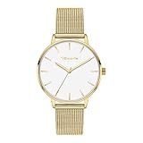 Tamaris TT-0002-MQ Armbanduhr (Gold/Weiß)
