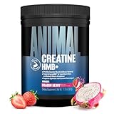 ANIMAL Creatine HMB+ - Kreatin-Monohydrat-Pulver mit HMB & Elektrolyten - unterstützt Muskelwachstum, Regeneration & Ausdauer - mit Dragon Berry, 30 Portionen