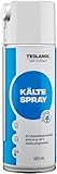 TESLANOL 26034 Kältespray Werkstatt / Kühlung hitzeempfindlicher Bauteile wie Thermostate / Kälteschockspray / Kälte Spray inkl. Sprührohr / Spraydose 400 ml