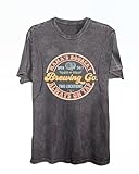 Komfort-Stillshirts für Damen, Reißverschluss, Still-Top, Causal Distressed Acid Washed Umstands-T-Shirts, Grau 3, X-Groß